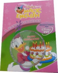 Livre Disney's Magic English Volume 7 Happy Birthday + DVD Découvre l'anglais