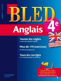 Cahier Bled - Anglais 4ème - 13-14 ans