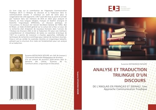 Analyse Et Traduction Trilingue d'Un Discours