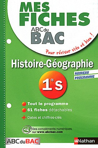 MES FICHES ABC BAC HIST-GEO 1E