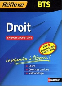 DROIT BTS MEMO REF N25 2009