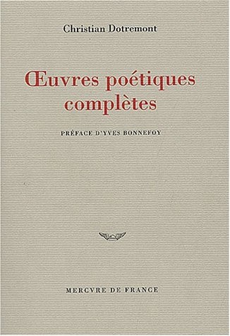 Œuvres poétiques complètes