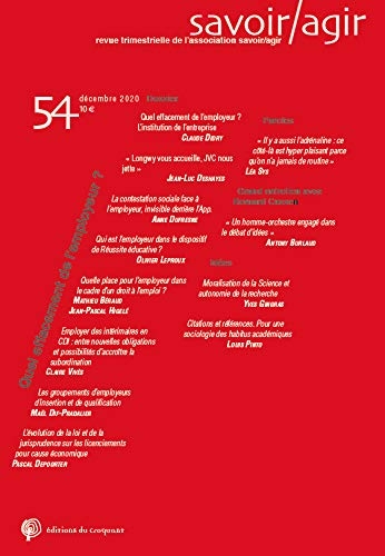 Revue Savoir/Agir n° 54: Quel effacement de l’employeur ?