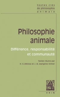 Philosophie animale: Différence, responsabilité et communauté