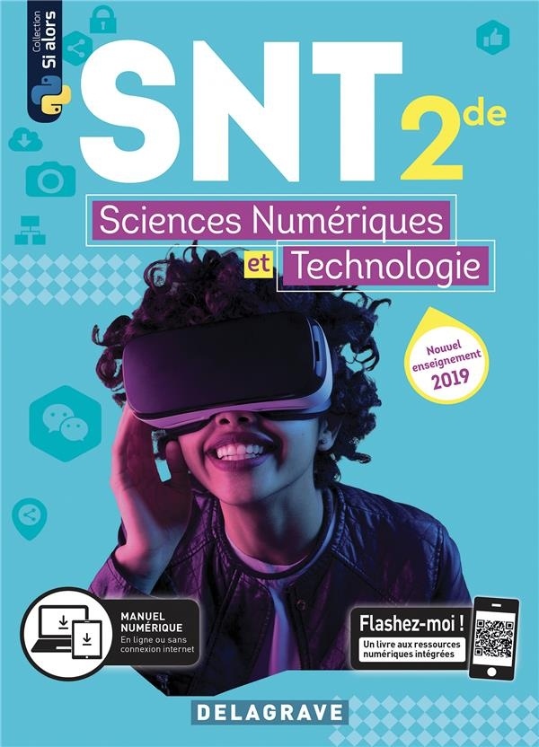 Sciences numériques et technologie 2de 2019 - Manuel eleve