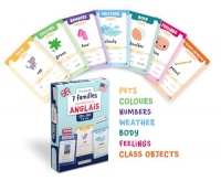 Mon jeu de 7 familles pour débuter en anglais CE1-CE2: 49 cartes pour découvrir la langue anglaise !
