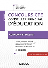 Concours CPE - Conseiller principal d'éducation - 5e éd. - Tout-en-un