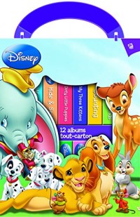 Ma première bibliothèque bébés animaux de Disney : Coffret de 12 livres tout-carton