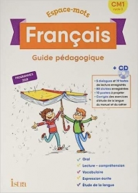 Espace-Mots Français CM1 - Édition Export - Guide Pedagogique + CD-ROM - ed. 2020