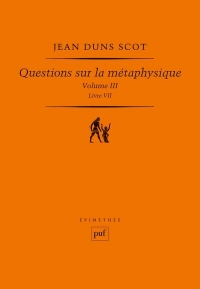 Questions métaphysiques: 3e volume