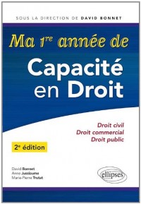 Ma 1re Année de Capacité en Droit Civil Droit Commercial Droit Public