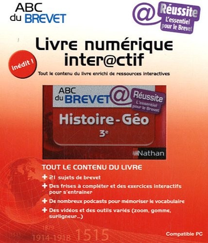 Livre numérique interactif : Histoire - Géographie 3e