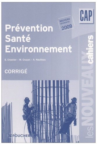 Prévention, santé, environnement CAP : Corrigé