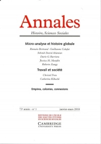 Annales Histoire Sciences Sociales 2018/1