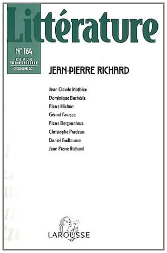 Littérature nº 164 (4/2011): Littérature nº 164 (4-2011)