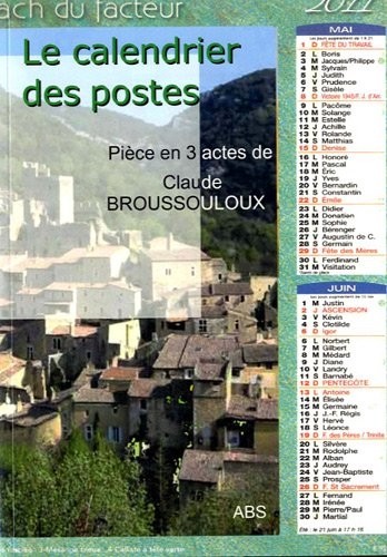 Le calendrier des postes