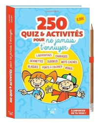 250 quiz & activités pour ne jamais t ennuyer ! - crayon offert