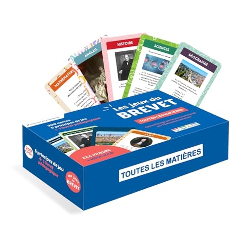 Les Jeux du Brevet - Toutes les matières: 200 cartes + 1 livret pédagogique