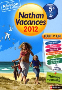 Nathan vacances Tout en un de la 5e vers la 4e