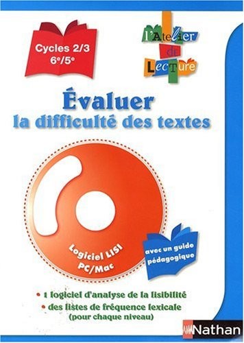 EVALUER LA DIFFICULTE TEXTES