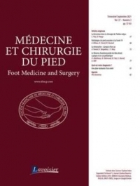 Médecine et chirurgie du pied Vol. 37 N° 3 - Septembre 2021