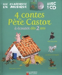 4 contes du Père Castor à écouter dès 2 ans (1CD audio)