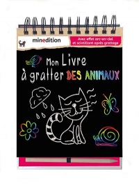 Mon livre à gratter des animaux