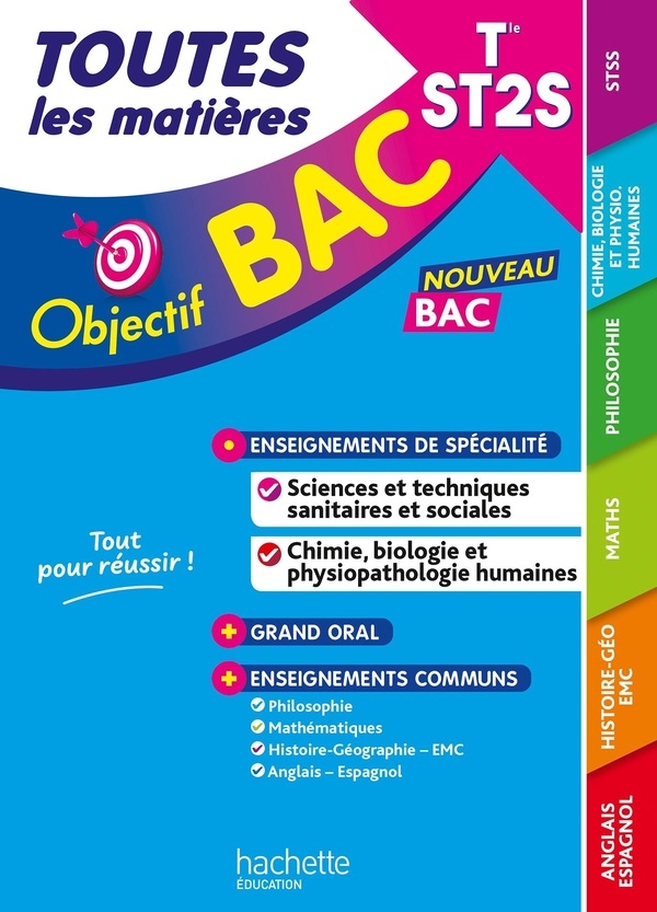 Objectif BAC 2026 - Terminale ST2S Toutes les matières