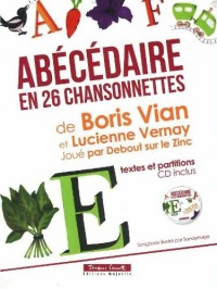 Abécédaire en 26 Chansonnettes de Boris Vian et Lucienne Vernay (CD inclus)