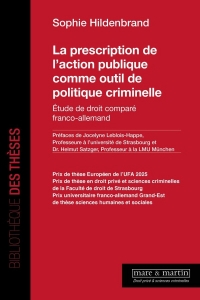 La prescription de l'action publique comme outil de politique criminelle : étude de droit comparé franco-allemand ?