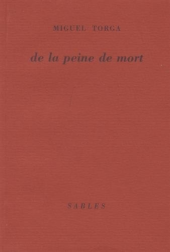 De la peine de mort
