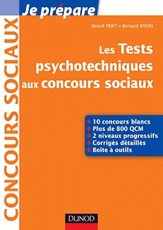 Les tests psychotechniques aux concours sociaux