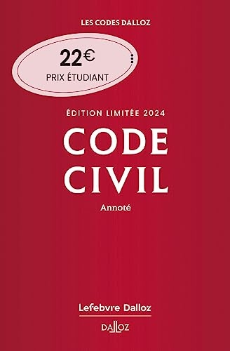 Code civil 2024 annoté. Édition limitée. 123e éd.