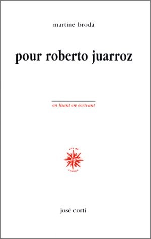 Pour Roberto Juarroz (livre non massicoté)