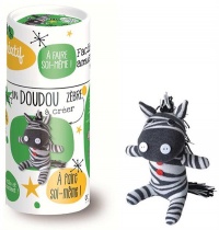 Un doudou zèbre à créer