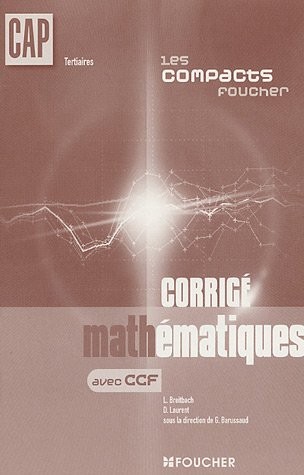 Mathématiques CAP tertiaires : Corrigé