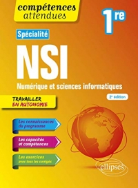 Spécialité NSI Numérique et sciences informatiques 1re