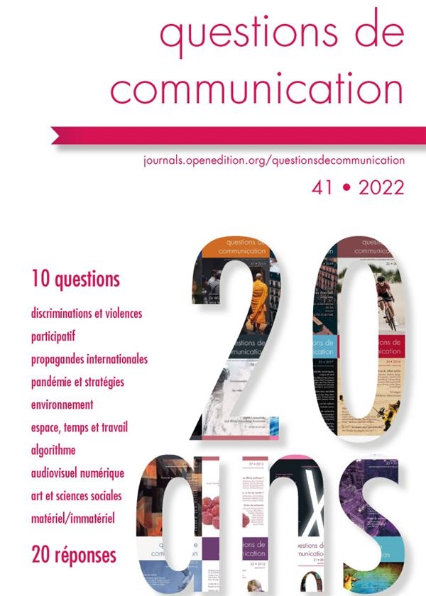 Questions de communication n 41/2022. 20 ans, 10 questions, 20 repons es