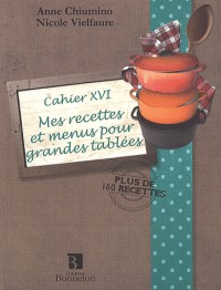 Mes recettes et menus pour grandes tablées