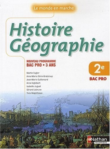 HIST GEOG 2EME BAC PRO (MM) ELE