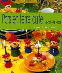 Petits personnages en Pots de terre cuite pour décors de table : Des idées amusantes à partir de pots miniatures