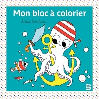 Mini bloc à colorier Au pays du calme: Sous l'océan