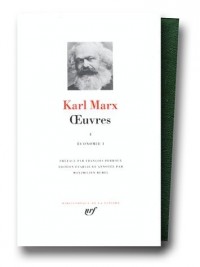 Marx : Oeuvres, tome 1