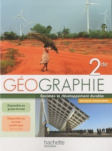 Géographie Seconde Livre Eleve - Format compact - Edition 2010
