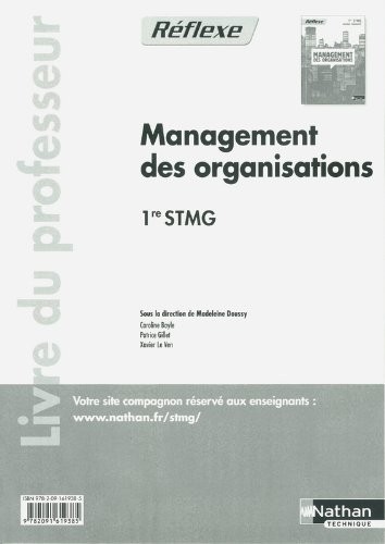 Management des organisations - 1re STMG