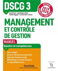 Dscg 3 Management et Controle de Gestion - Manuel - Reforme Expertise Comptable 2019-2020