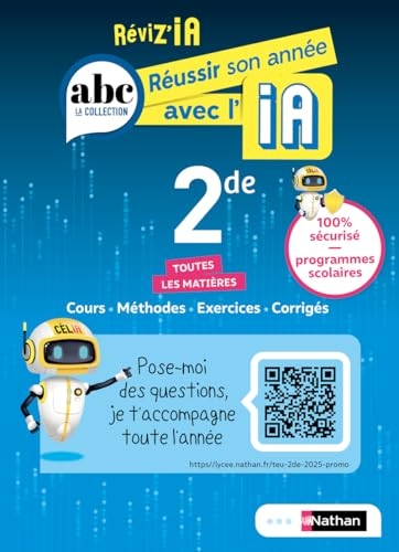 Réviz'IA 2de - Toutes les matières avec coach IA personnel - Programme seconde 2025-2026 - Cours, exercices, sujets corrigés