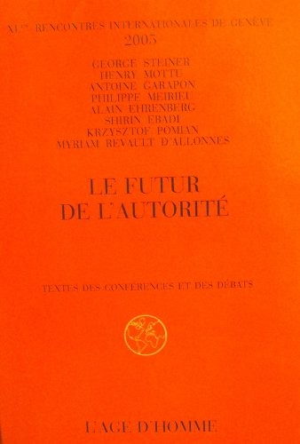 Le Futur de l'autorité