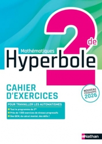 Cahier Hyperbole | Mathématiques 2de