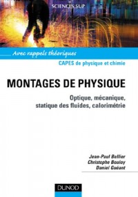 Capes de Physique et Chimie - Montages de physique - Optique, mécanique, statique des fluides